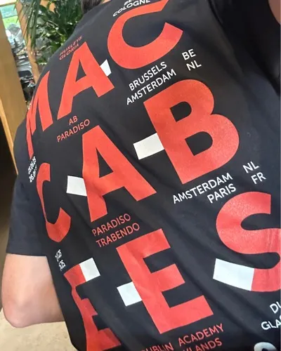 The Maccabees European tour t-shirt